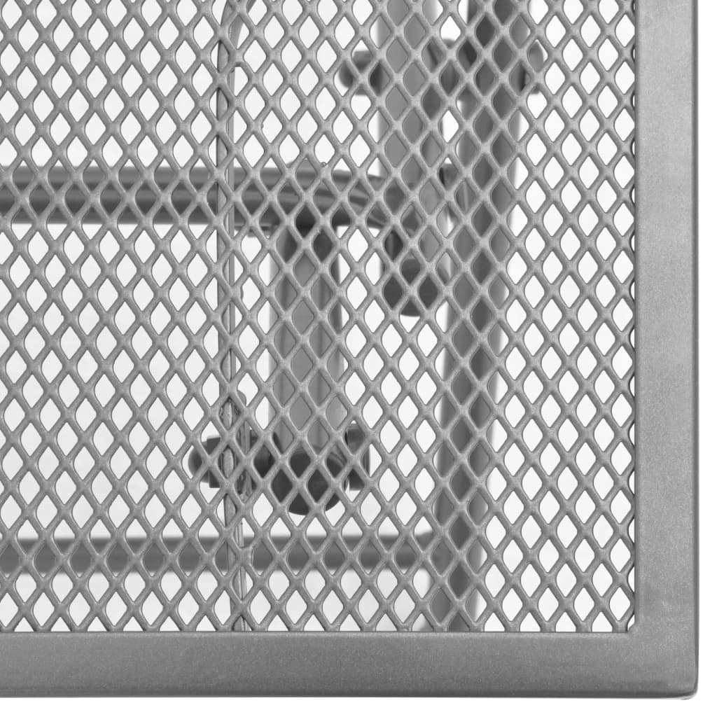 Sun Loungers 2 Pcs With Table Steel Anthracite