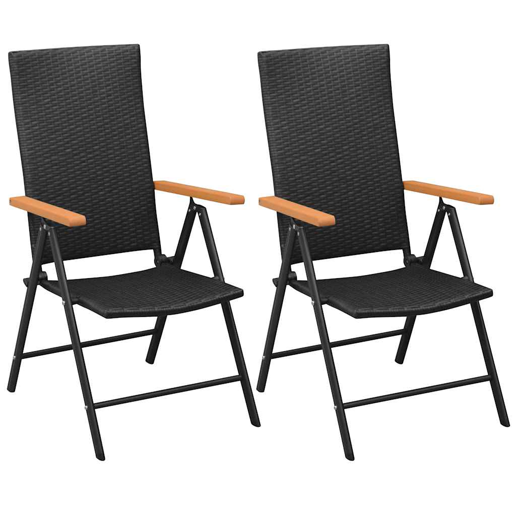 Garden Chairs 4 Pcs Poly Rattan