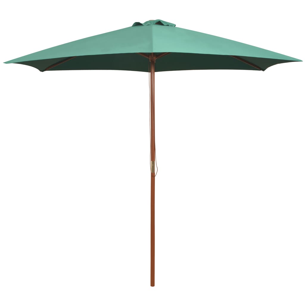 Garden Parasol With Wooden Pole 270 Cm