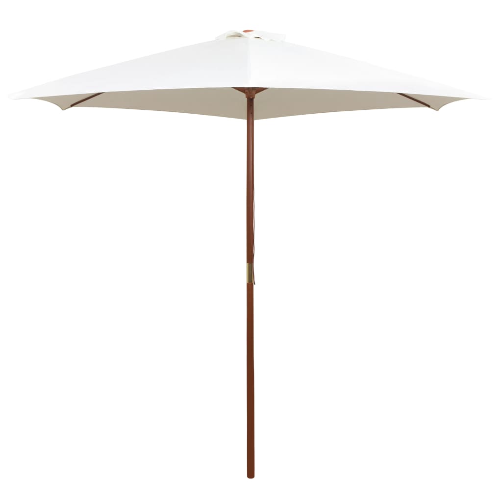 Garden Parasol With Wooden Pole 270 Cm
