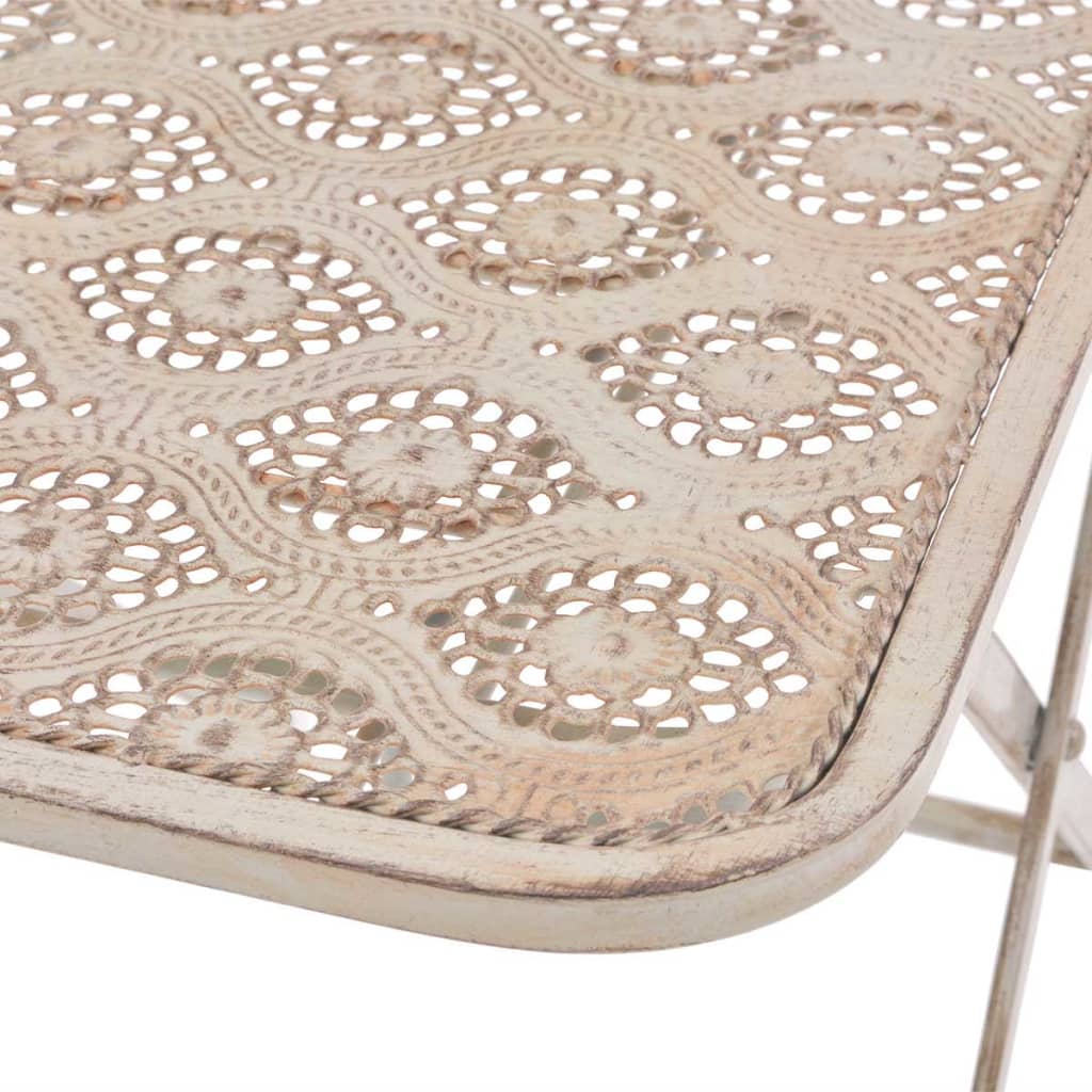 3 Piece Bistro Set Steel