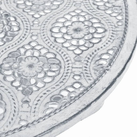 3 Piece Bistro Set Steel Greyish