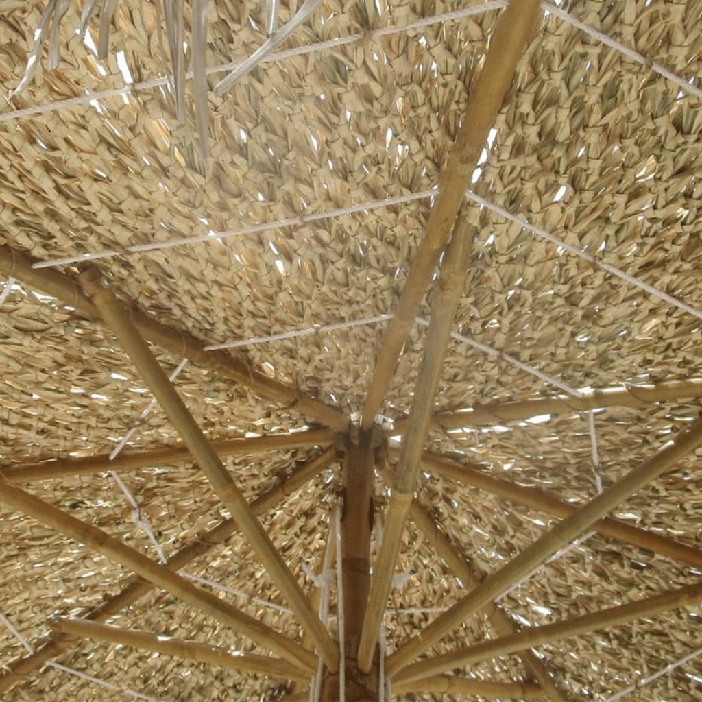 Bamboo Garden Parasol With Banana Leaf Roof
