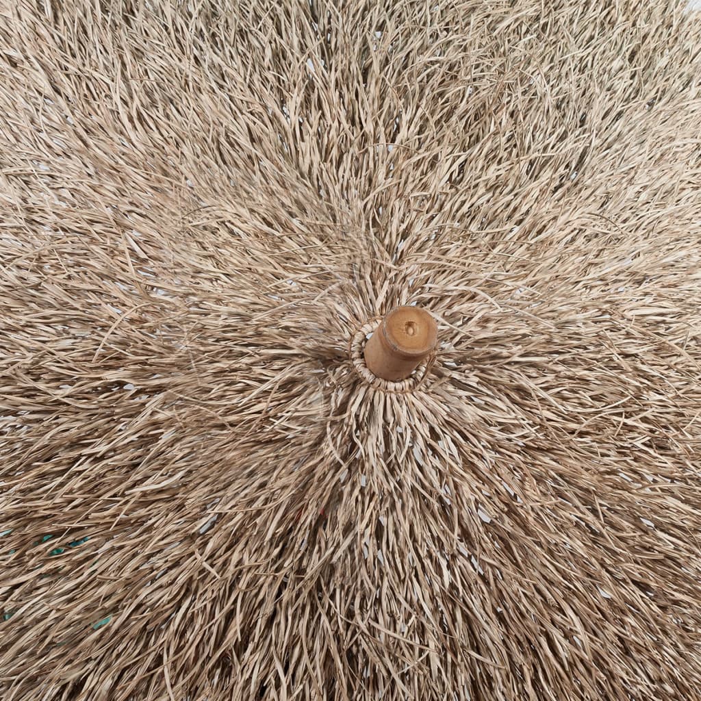 Bamboo Garden Parasol With Banana Leaf Roof