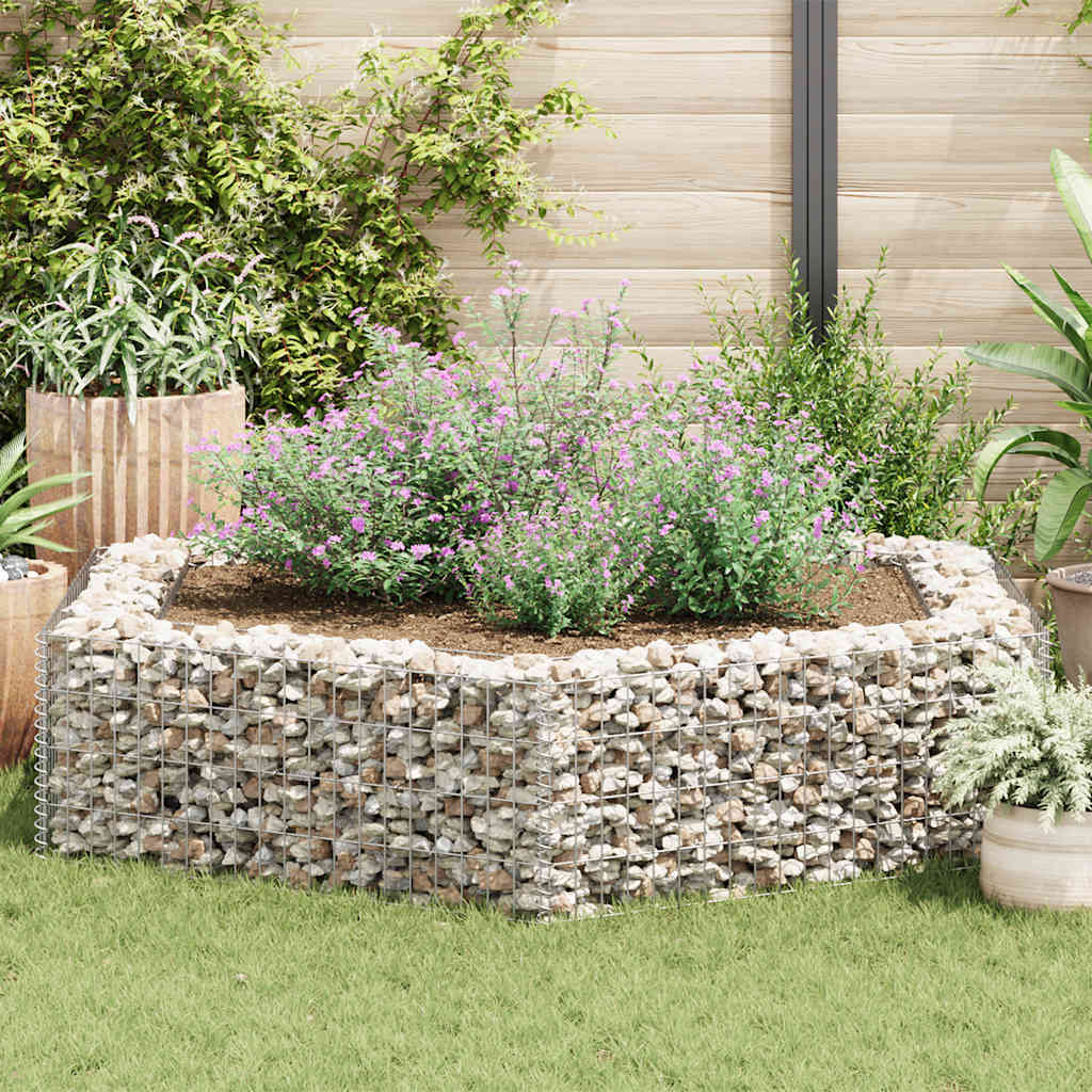 Hexagonal Gabion Raised Bed