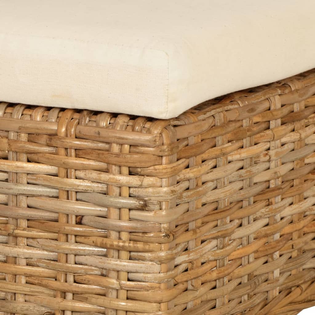 Dining Chair 2 Pcs Kubu Rattan Mango Wood