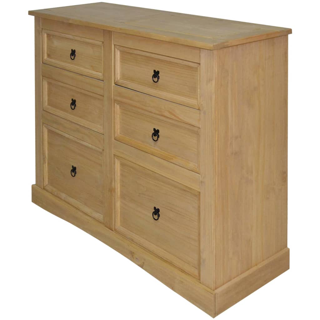 Sideboard Mexican Pine Corona Range 110X43X81 Cm
