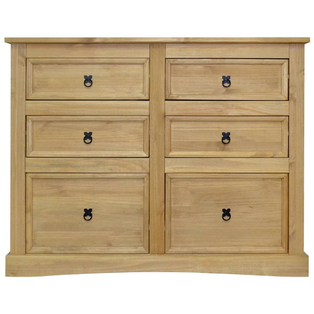 Sideboard Mexican Pine Corona Range 110X43X81 Cm