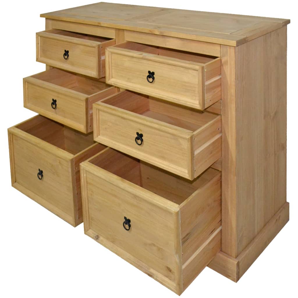 Sideboard Mexican Pine Corona Range 110X43X81 Cm