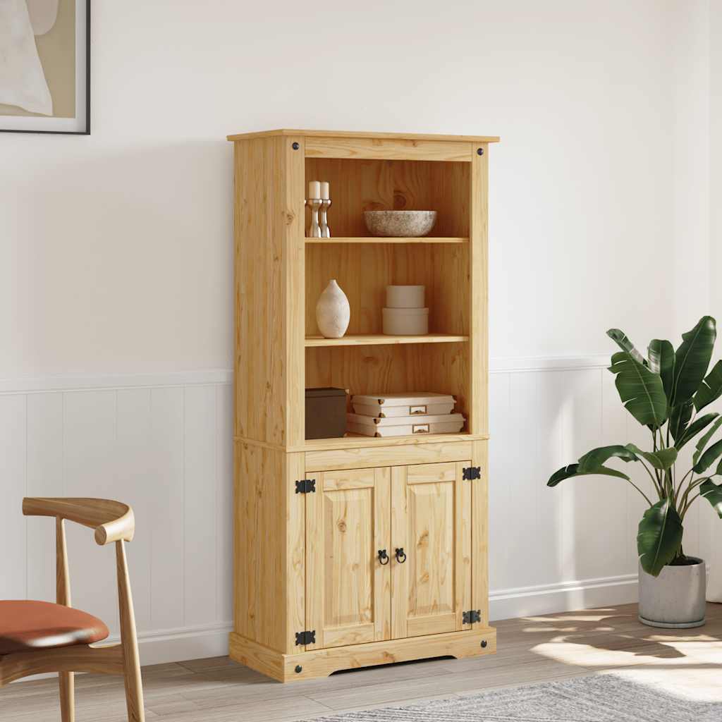 Cupboard Mexican Pine Corona Range 80X40X170 Cm