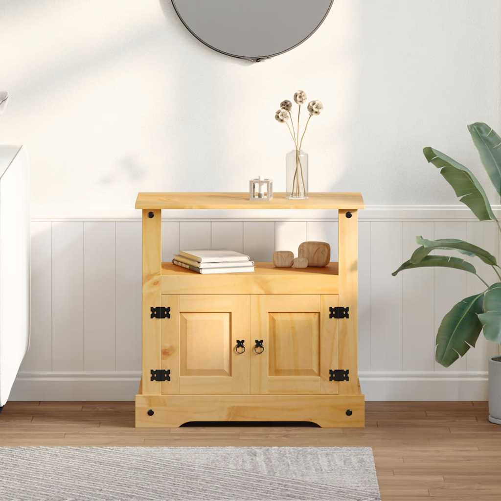 Tv Cabinet Mexican Pine Corona Range 80X43X78 Cm