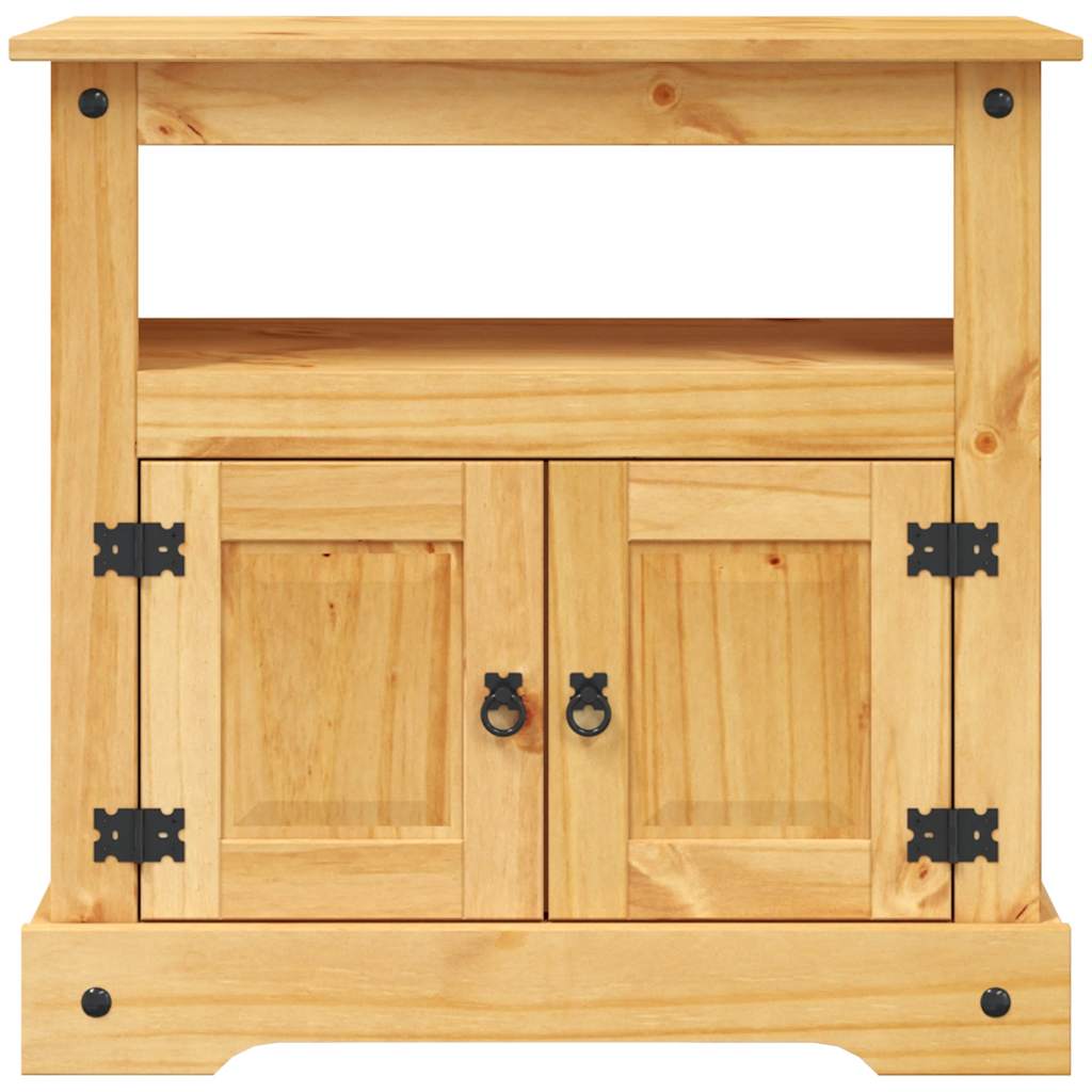 Tv Cabinet Mexican Pine Corona Range 80X43X78 Cm
