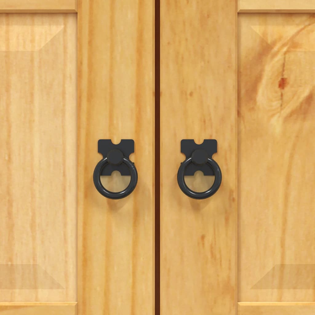 Tv Cabinet Mexican Pine Corona Range 80X43X78 Cm