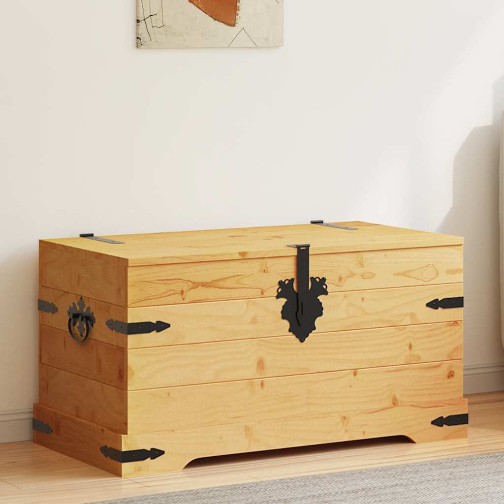 Storage Chest Mexican Pine Corona Range 91X49.5X47 Cm