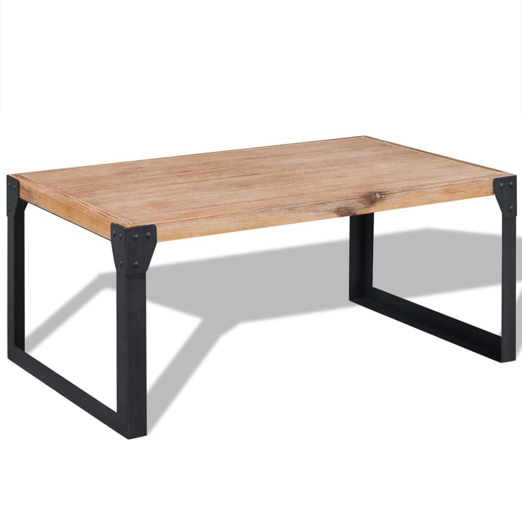 Coffee Table Solid Acacia Wood 100X60X45 Cm