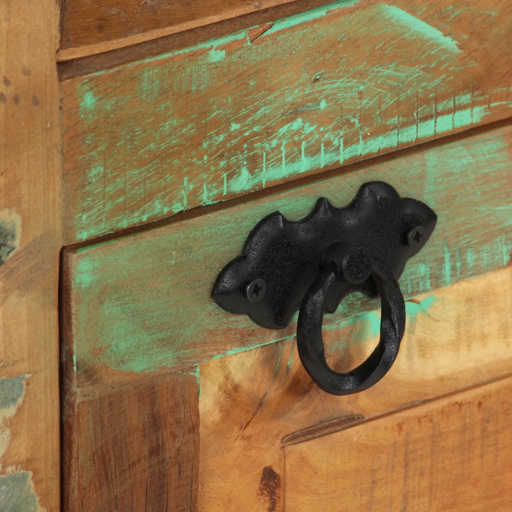 4-Layer Shoe Cabinet With Drawer Solid Reclaimed Wood