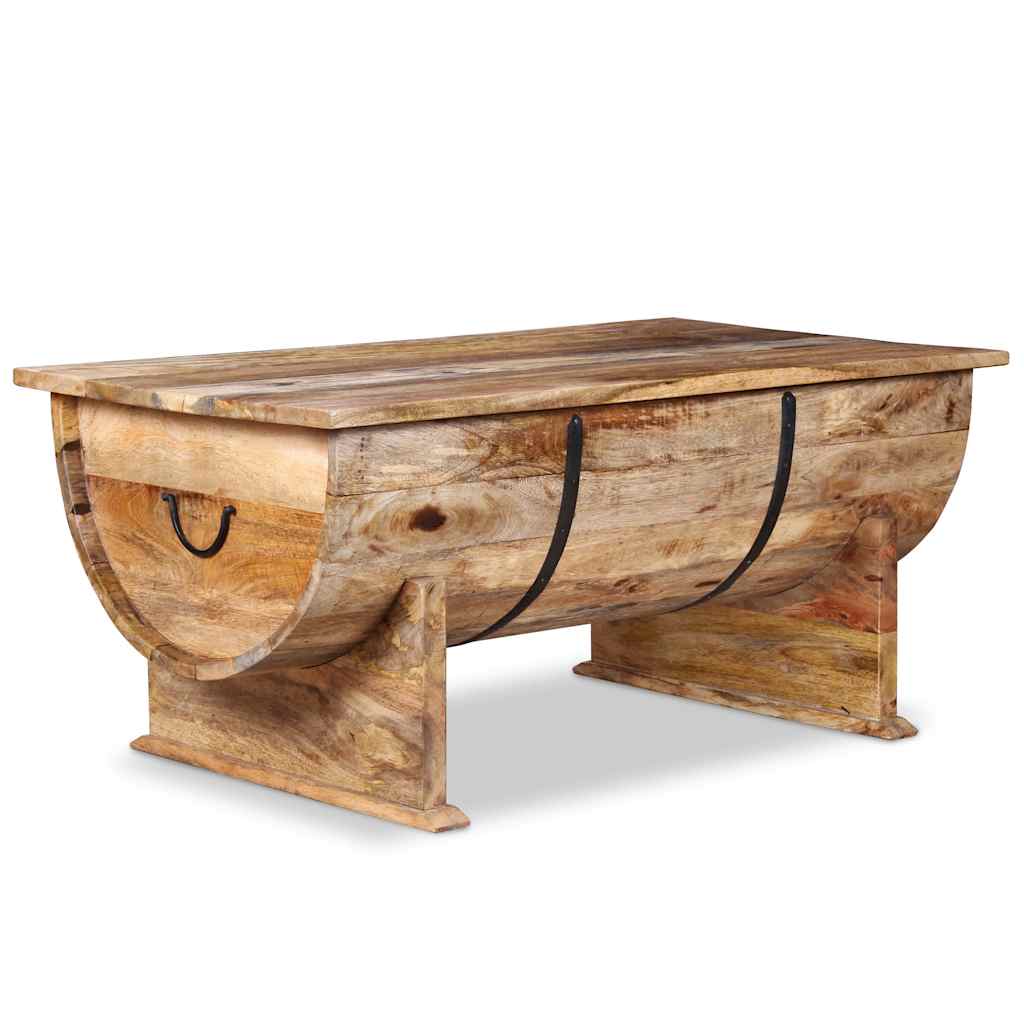 Coffee Table Solid Mango Wood 88X50X40 Cm
