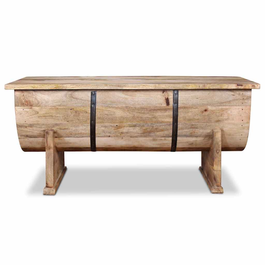 Coffee Table Solid Mango Wood 88X50X40 Cm