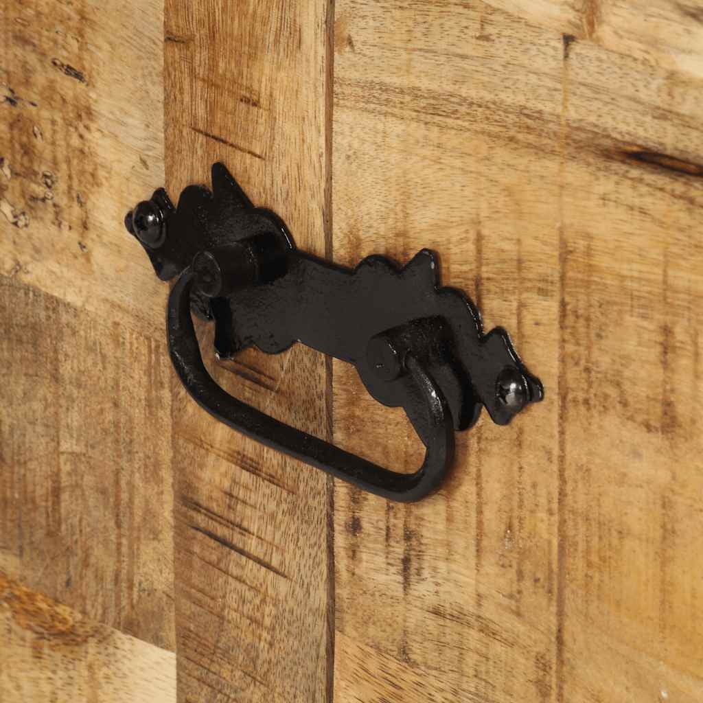 Coffee Table Rough Mango Wood 70X70X40 Cm