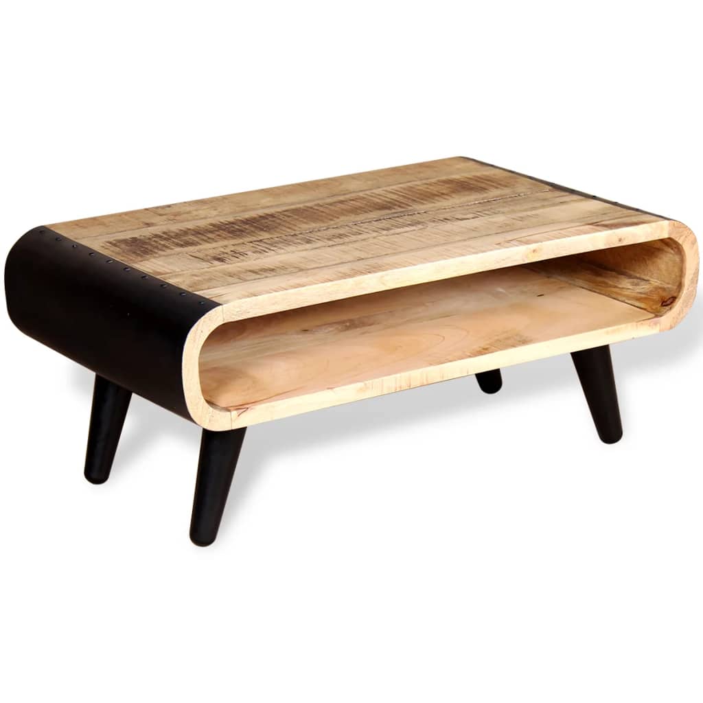 Coffee Table Rough Mango Wood 90X55X39 Cm