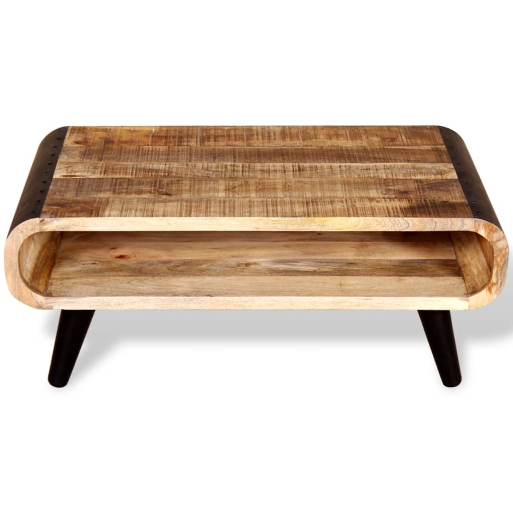 Coffee Table Rough Mango Wood 90X55X39 Cm