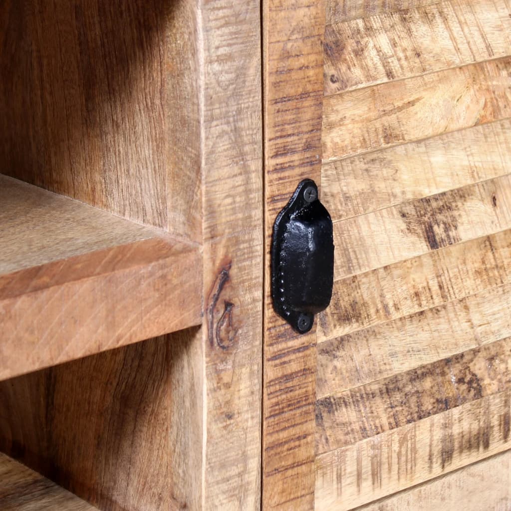 Tv Cabinet Rough Mango Wood 120X30X50 Cm