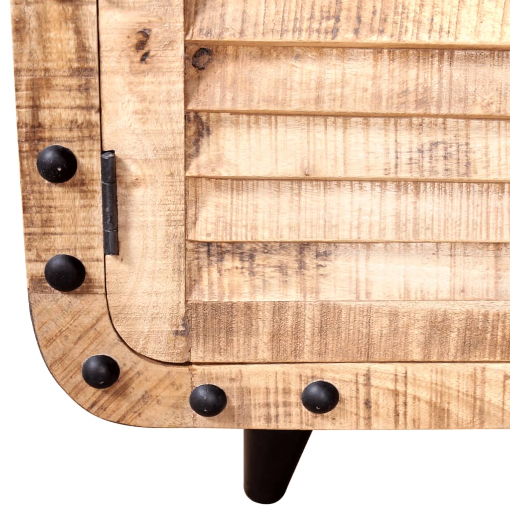 Tv Cabinet Rough Mango Wood 120X30X50 Cm