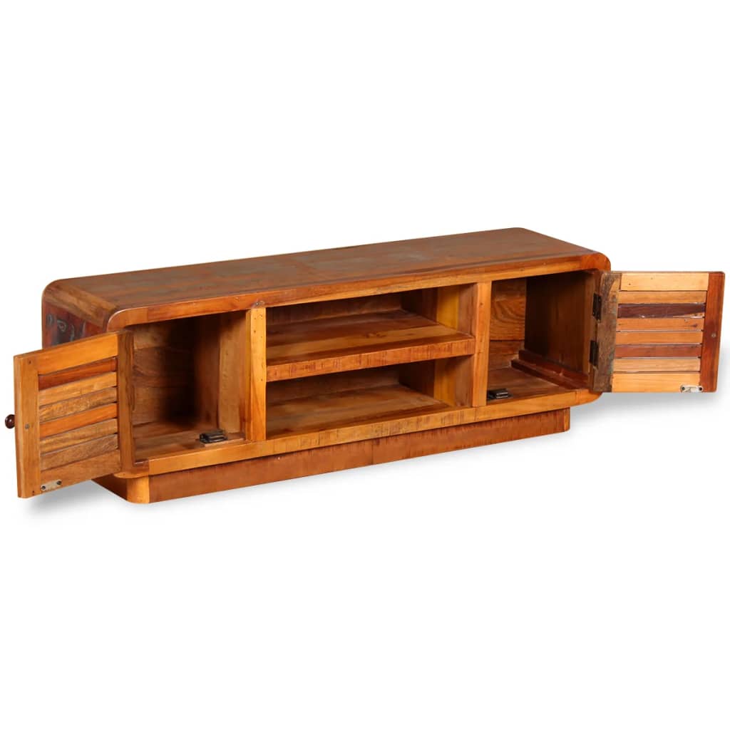 Tv Cabinet Solid Reclaimed Wood 120X30X40 Cm