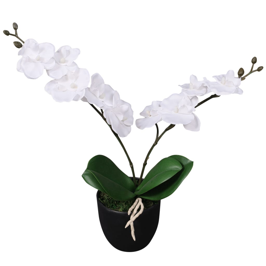 Artificial Orchid Plant With Pot