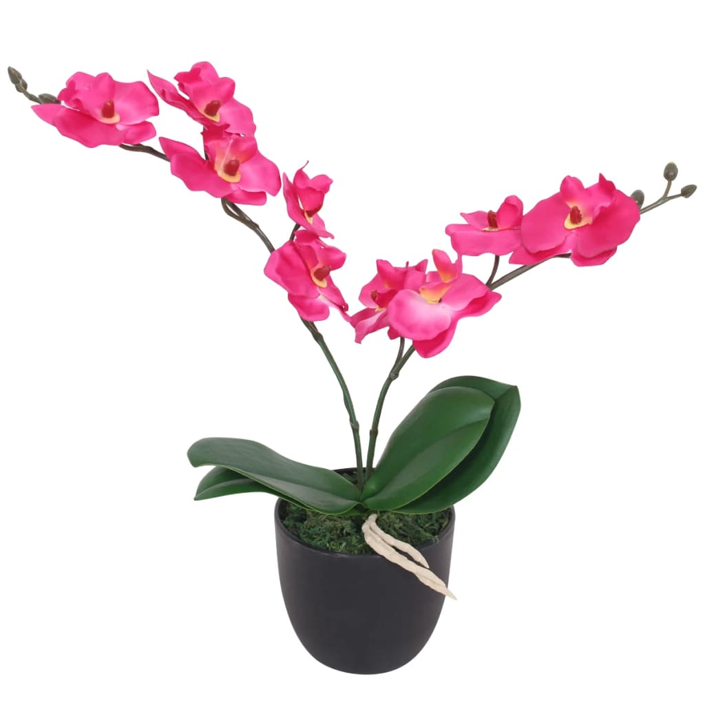 Artificial Orchid Plant With Pot