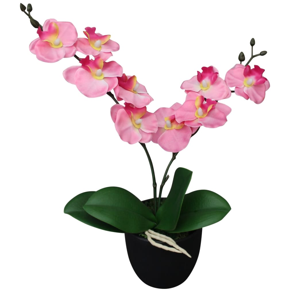 Artificial Orchid Plant With Pot