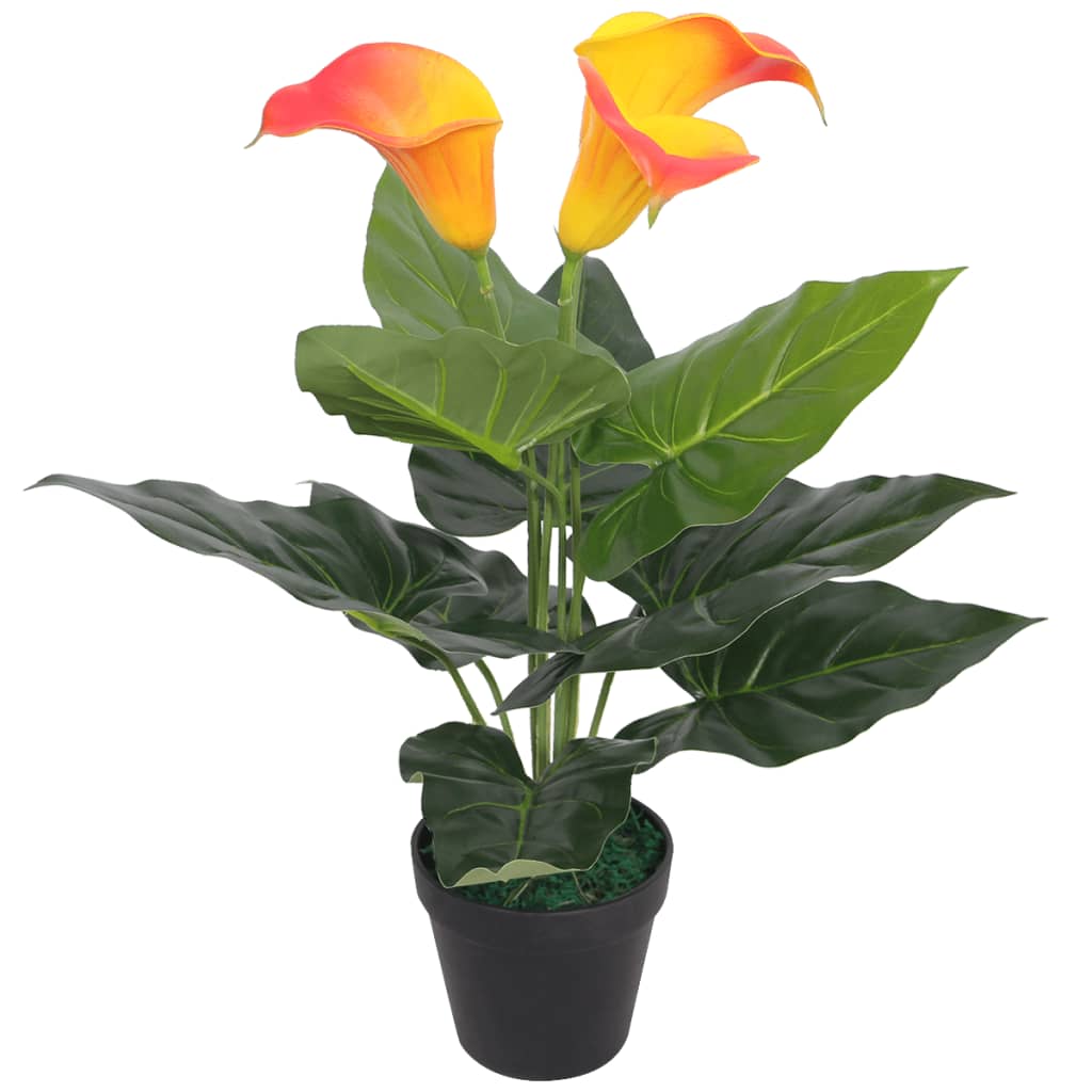 Artificial Calla Lily Plant With Pot 85 Cm