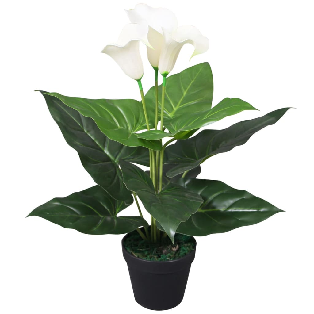 Artificial Calla Lily Plant With Pot 85 Cm