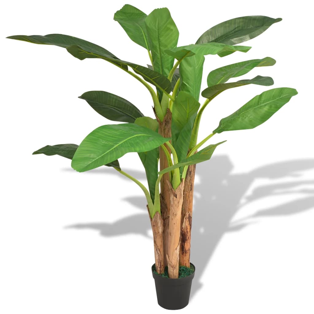 Artificial Banana Tree With Pot Green
