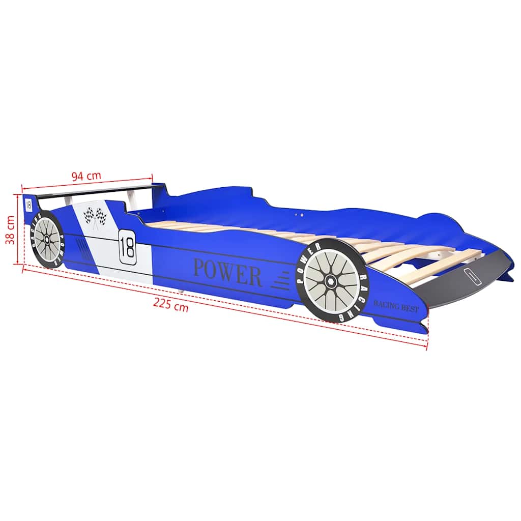 Children's Race Car Bed 90X200 Cm