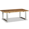 Coffee Table Solid Reclaimed Wood 100X60X38 Cm