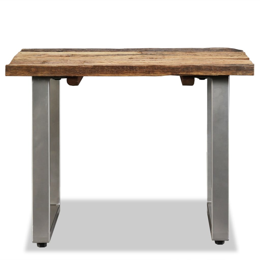 Coffee Table Solid Reclaimed Wood 55X55X40 Cm