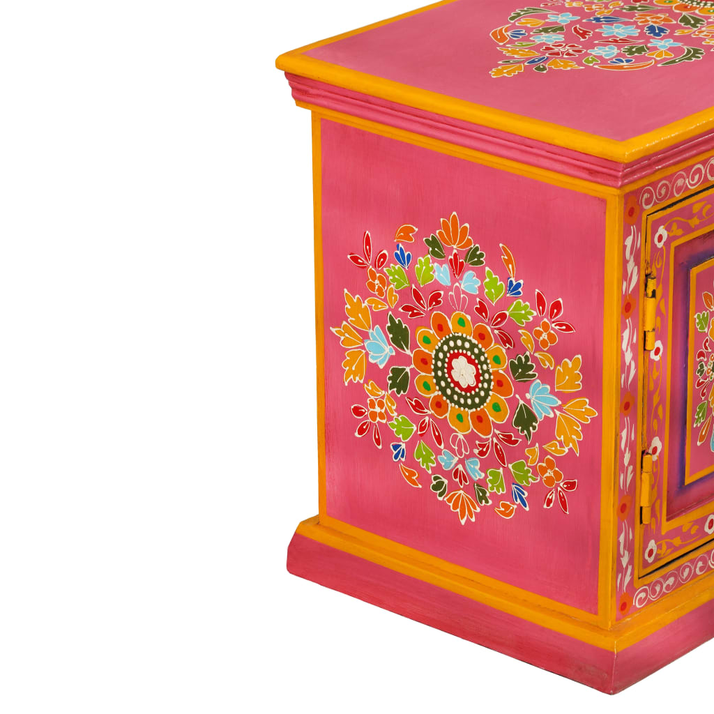 Tv Cabinet Solid Mango Wood Hand Painted