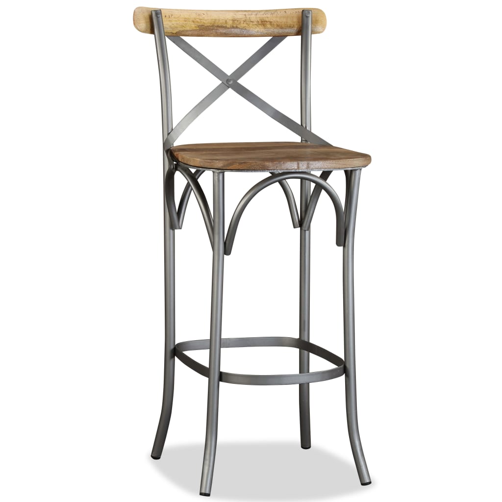 Bar Stool Solid Mango Wood