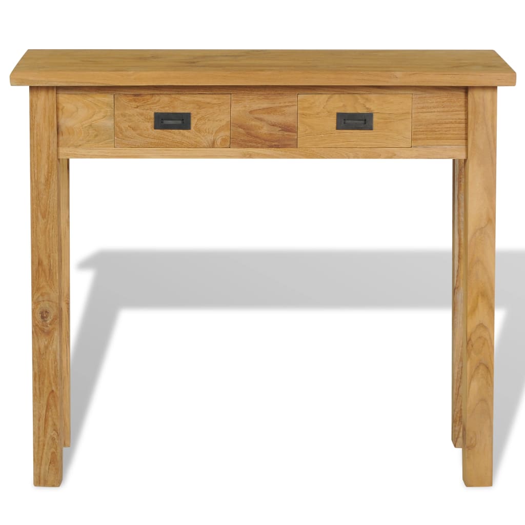 Console Table Solid Teak 90X30X80 Cm