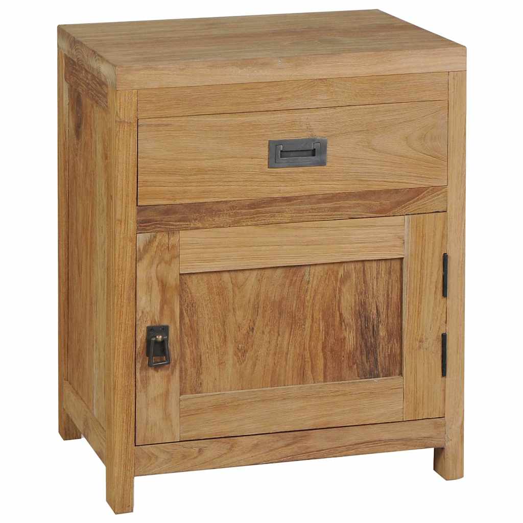 Bedside Cabinet Solid Teak 40X30X50 Cm
