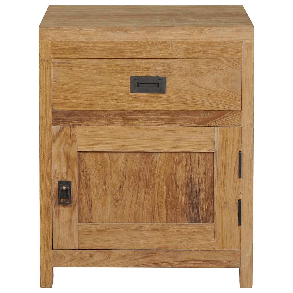 Bedside Cabinet Solid Teak 40X30X50 Cm