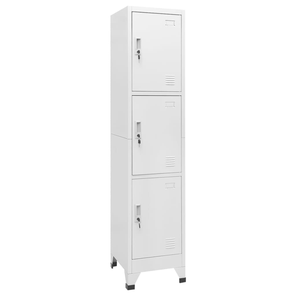 Locker Cabinet With 2 Compartments 38X45X180 Cm