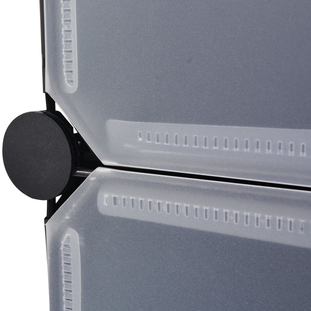 Interlocking Shoe Organiser With 10 Compartments