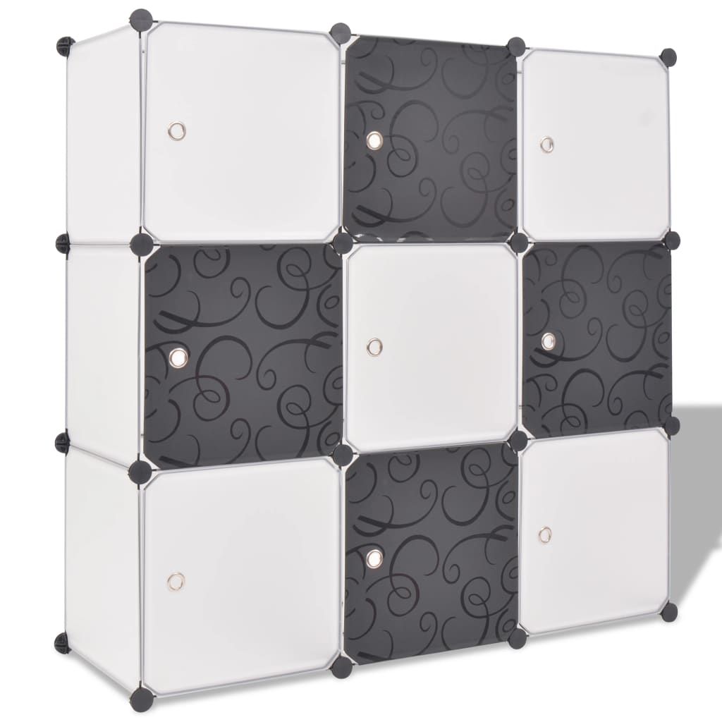 Storage Cube Organiser With 6 Compartments