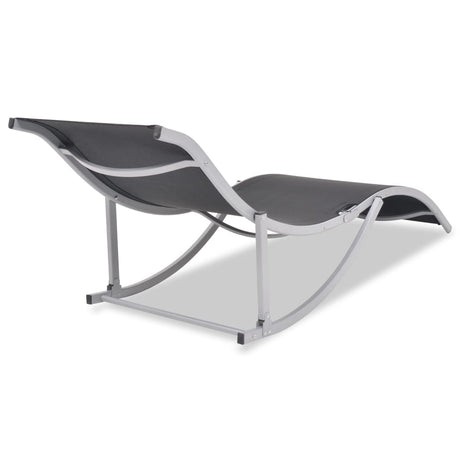 Folding Sun Loungers 2 Pcs Aluminium And Textilene