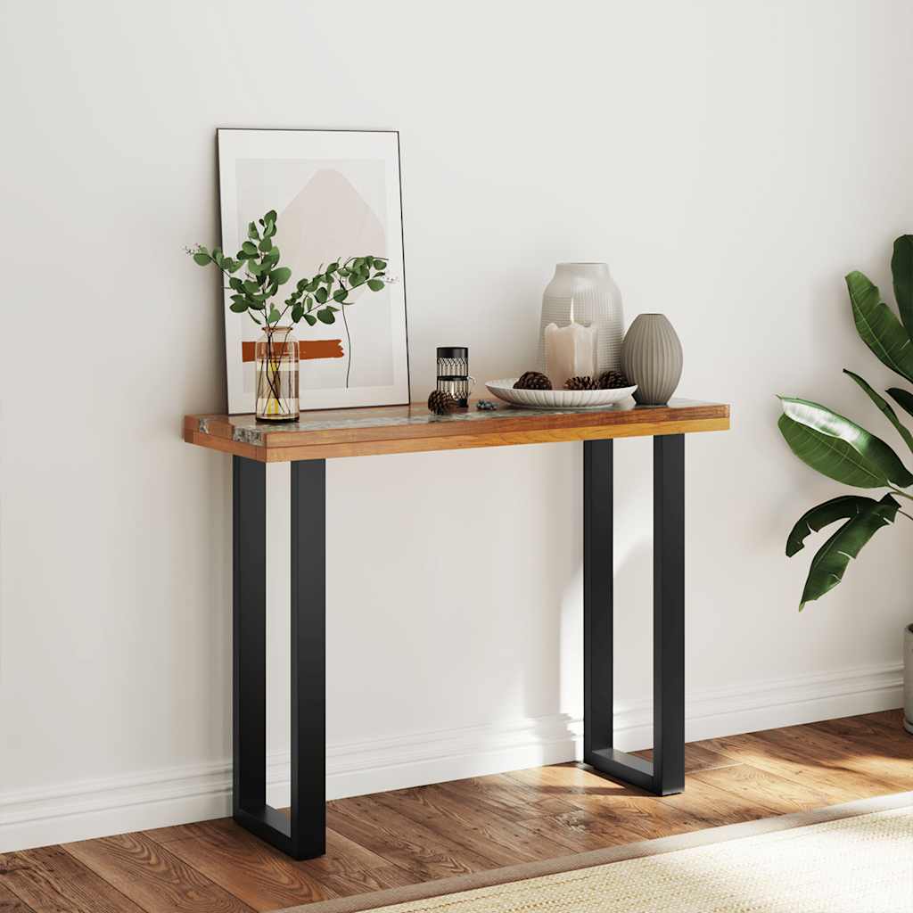 Console Table Teak 100X35X75 Cm