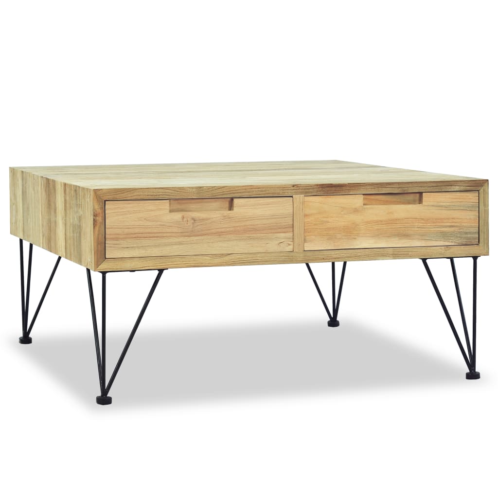 Coffee Table 80X80X40 Cm Solid Teak
