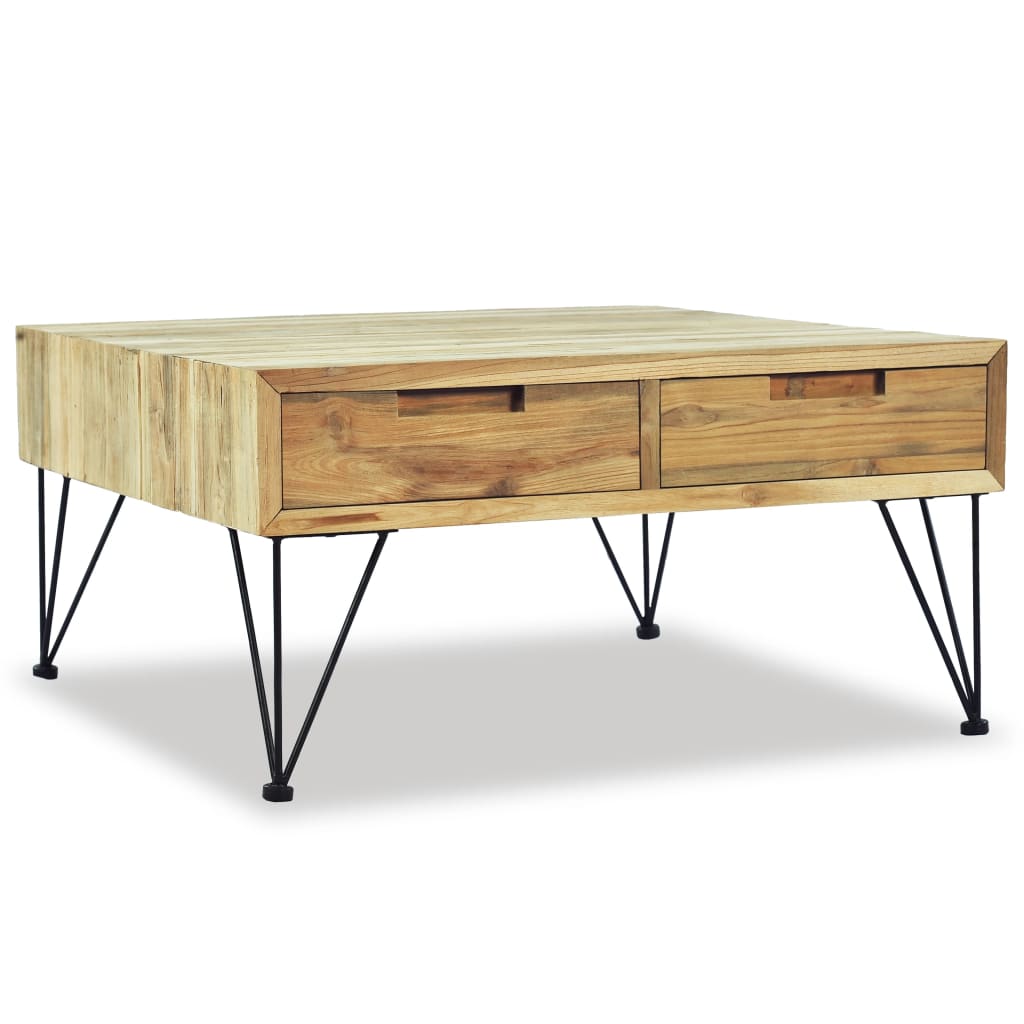 Coffee Table 80X80X40 Cm Solid Teak