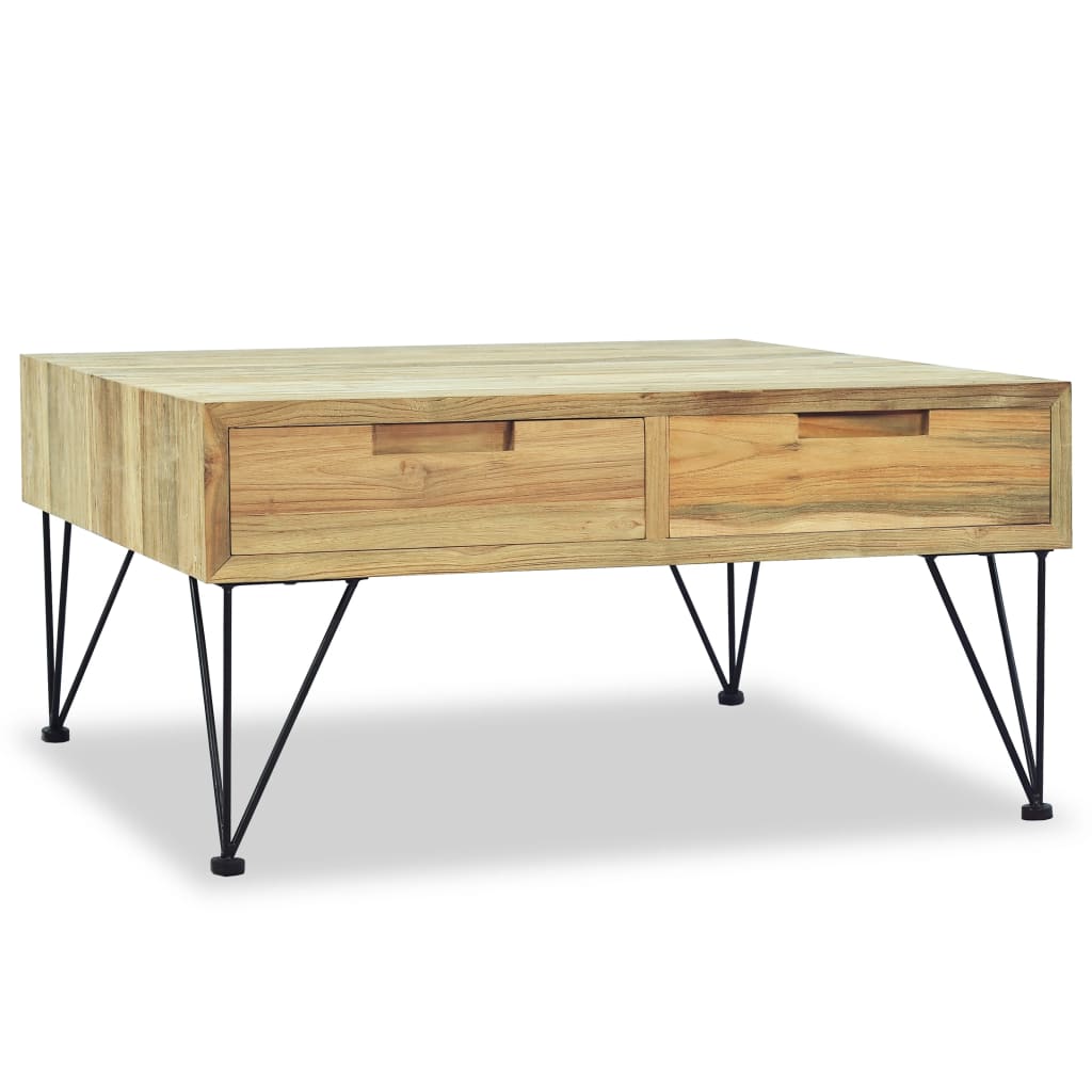 Coffee Table 80X80X40 Cm Solid Teak